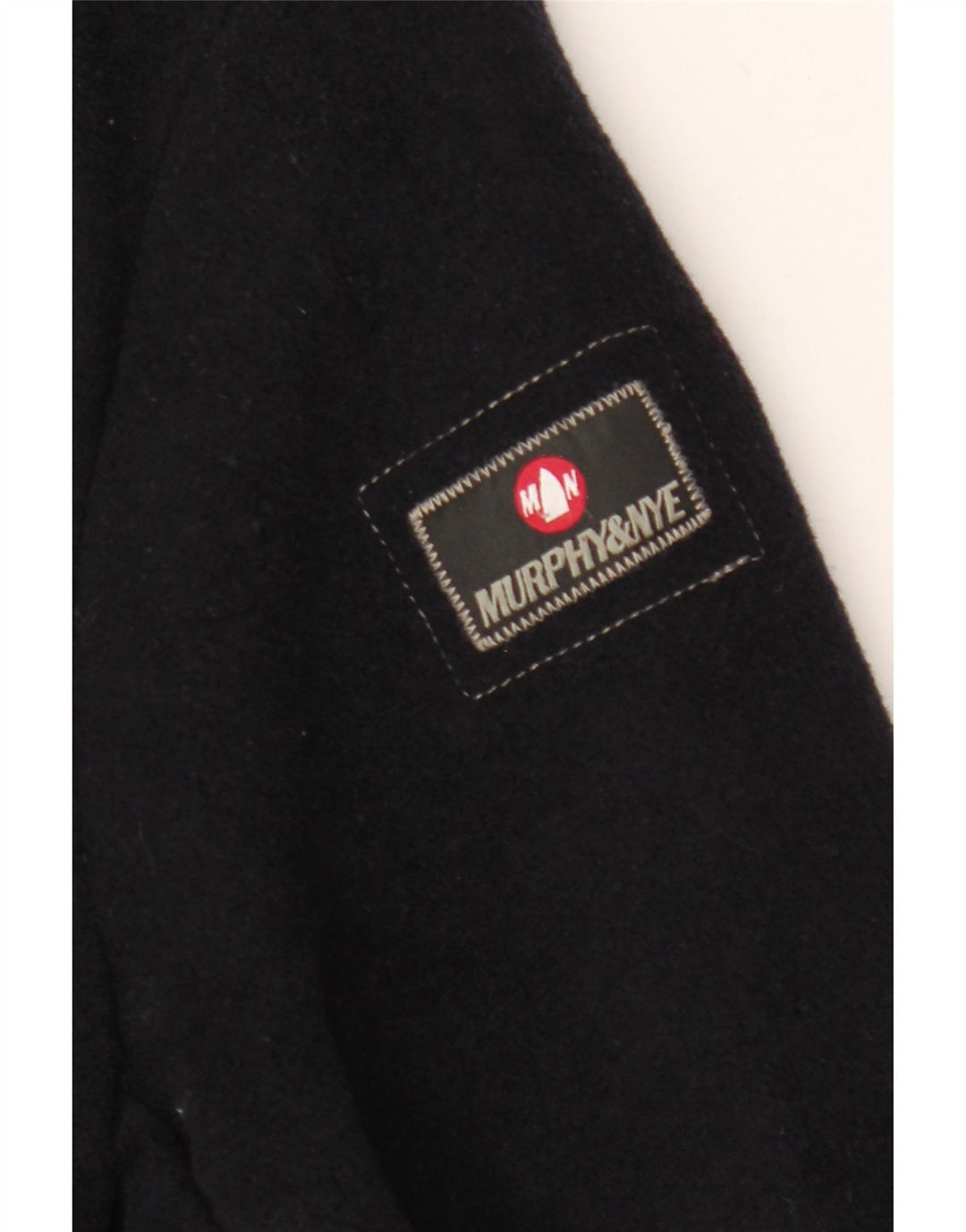 Murphy & Nye Mens Pea Coat UK 40 Large Navy Blue Wool