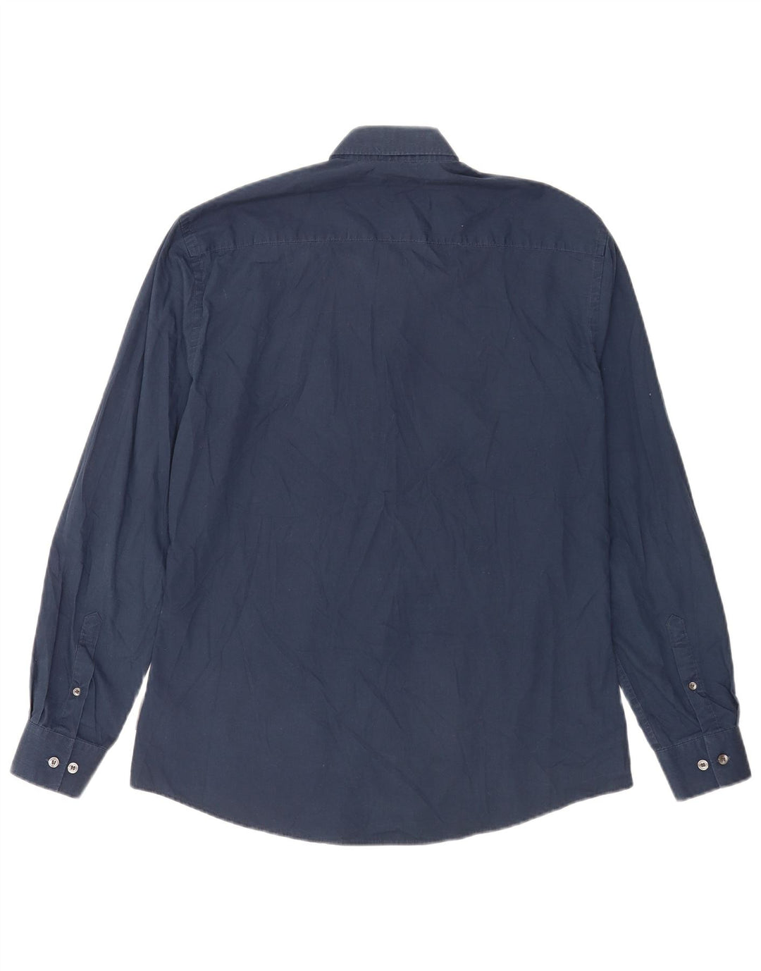 French Connection Mens Shirt Large Navy Blue Cotton