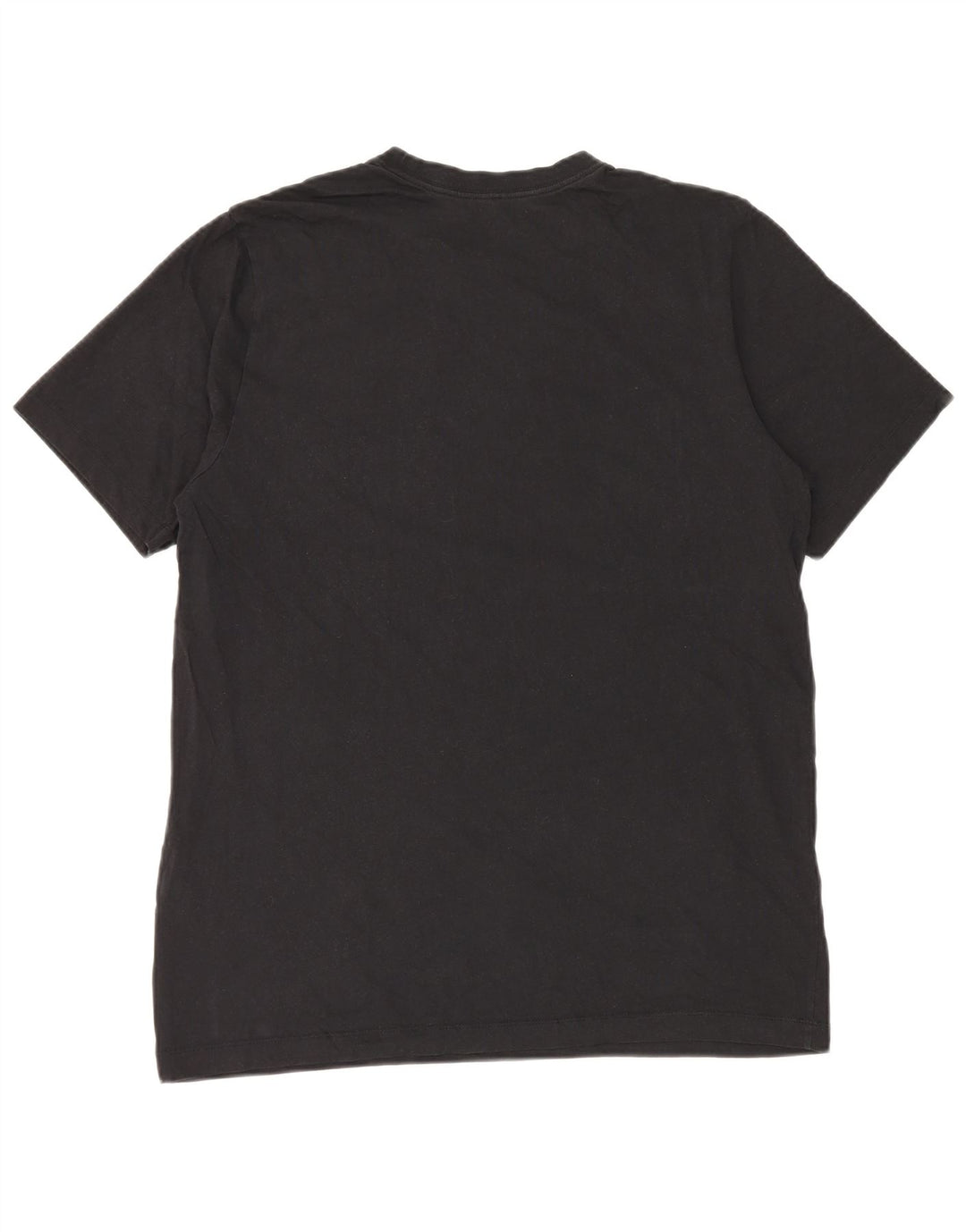NIKE Mens Graphic T-Shirt Top Large Black Cotton