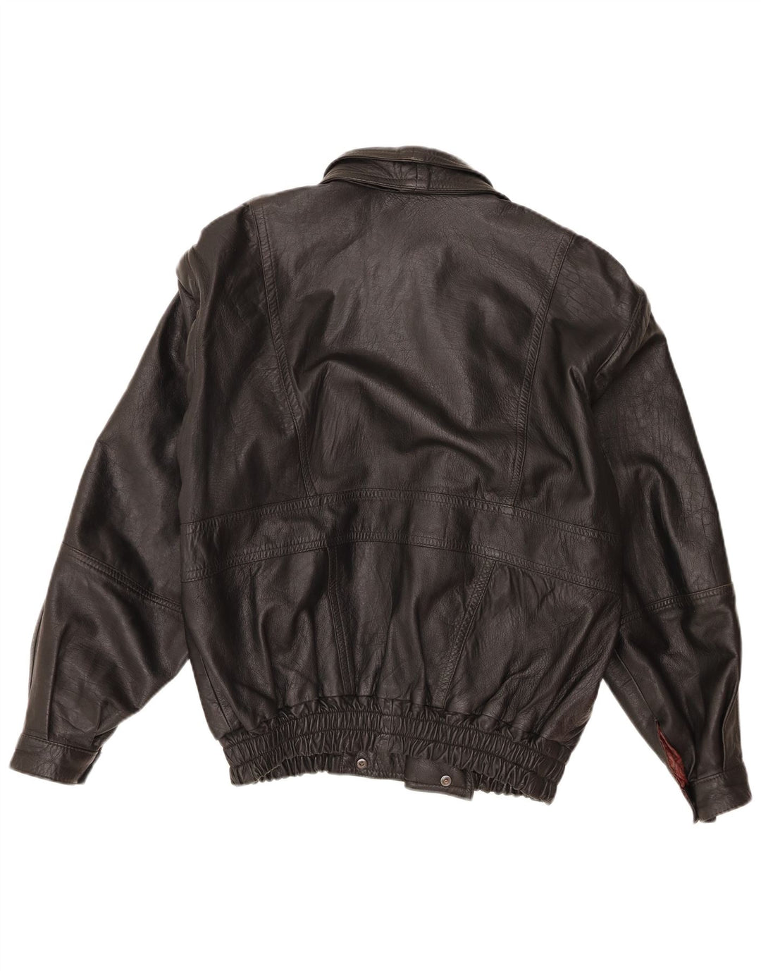 Vintage Mens Leather Jacket UK 36 Small Black