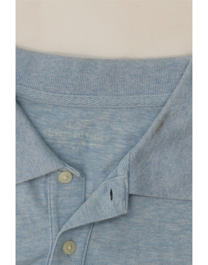VINEYARD VINES Mens Polo Shirt Medium Blue Cotton Vintage Vineyard Vines and Second-Hand Vineyard Vines from Messina Hembry 