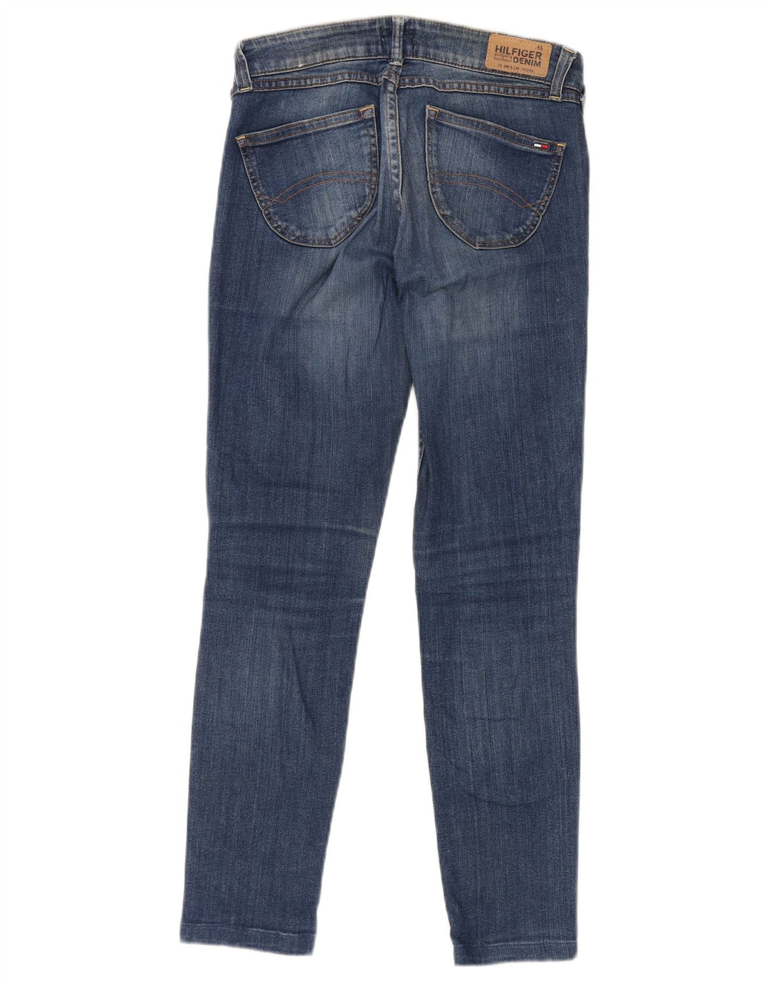 Tommy Hilfiger Womens Slim Jeans W27 L30 Blue Cotton