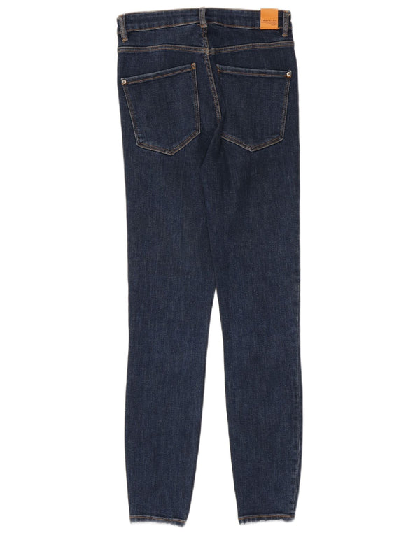 Zara Womens Trafaluc High Rise Skinny Jeans EU 36 XS W26 L27 Navy Blue