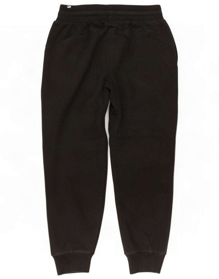 Puma Mens Tracksuit Trousers Joggers Medium Black Cotton