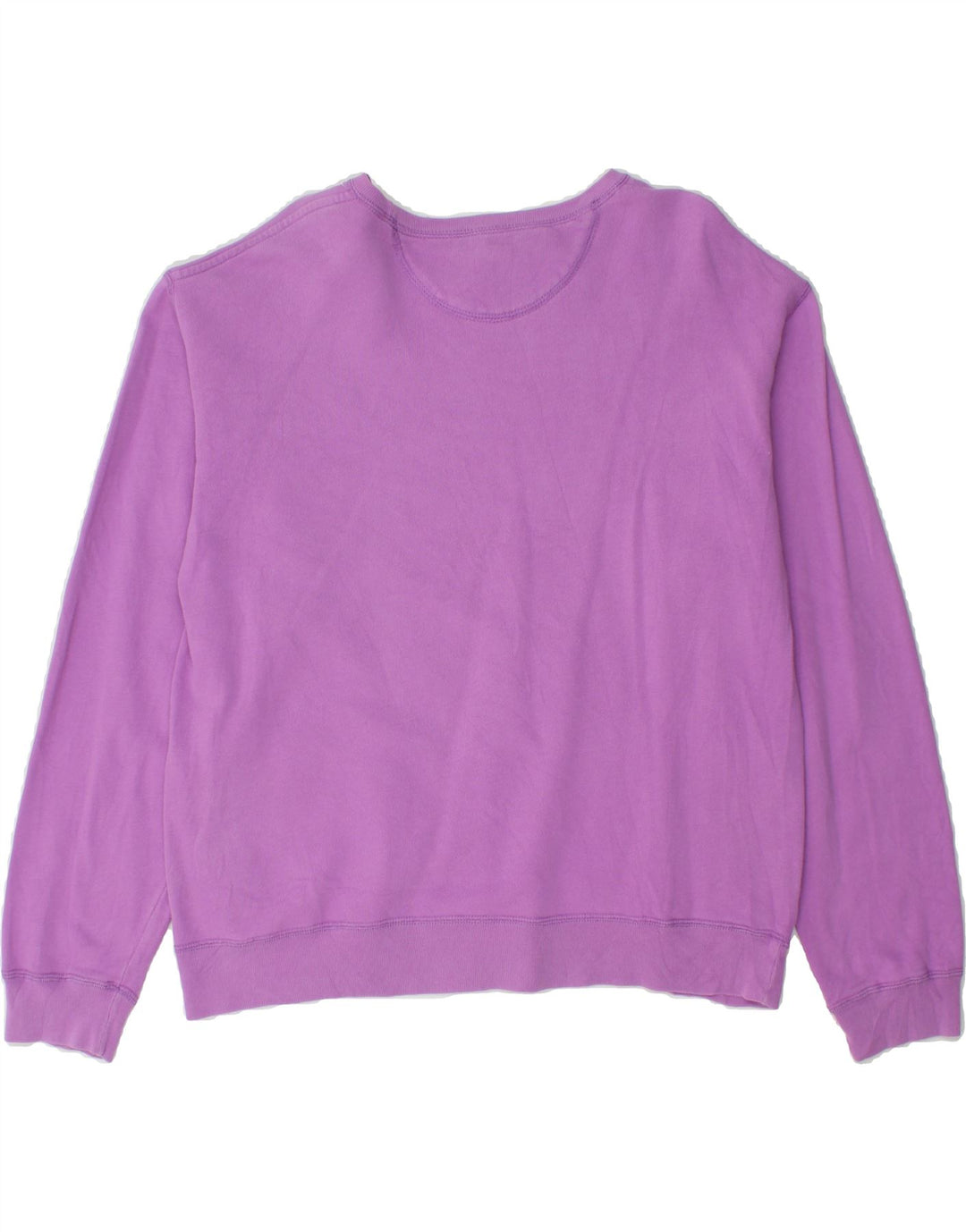 RALPH LAUREN Womens Sweatshirt Jumper UK 14 Medium Purple Cotton Vintage Ralph Lauren and Second-Hand Ralph Lauren from Messina Hembry 