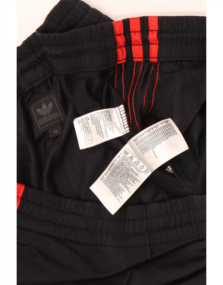 Adidas Mens Tracksuit Trousers XL Black Polyester