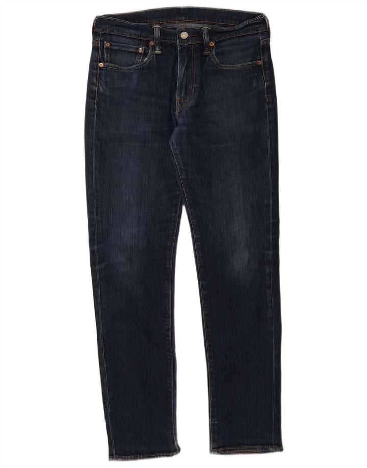 Levi's Mens 511 Slim Jeans W32 L32 Navy Blue Cotton