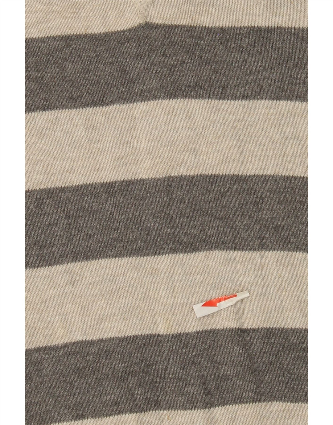 Timberland Mens Crew Neck Jumper Sweater Medium Grey Striped Cotton