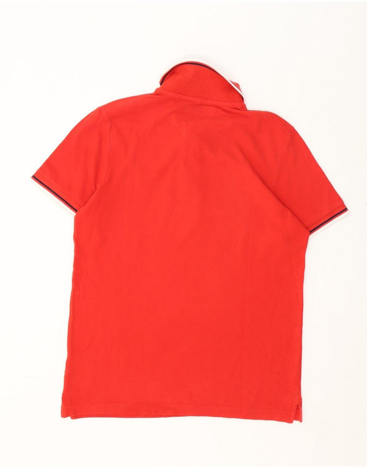 Diadora Mens Polo Shirt Small Red Cotton