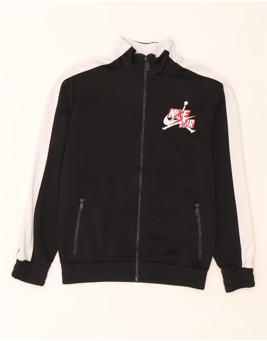 Jordan Boys Tracksuit Top Jacket 10-11 Years Medium Black Colourblock