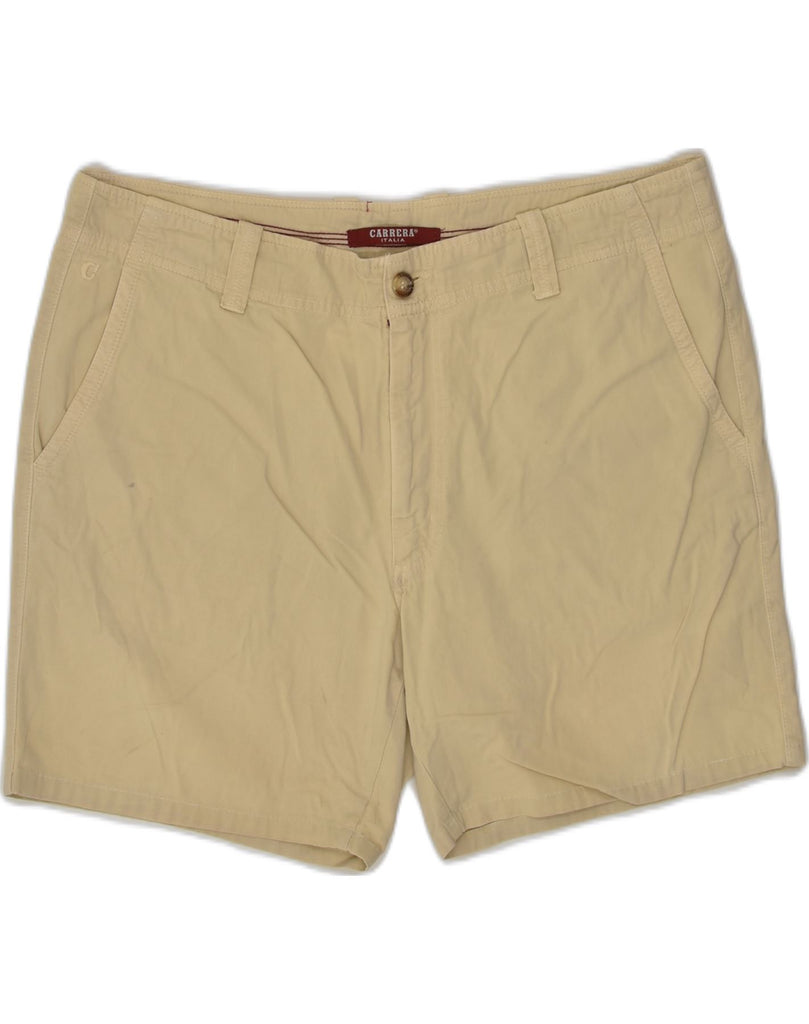 CARRERA Mens Chino Shorts W38 XL Beige Cotton | Vintage Carrera | Thrift | Second-Hand Carrera | Used Clothing | Messina Hembry 