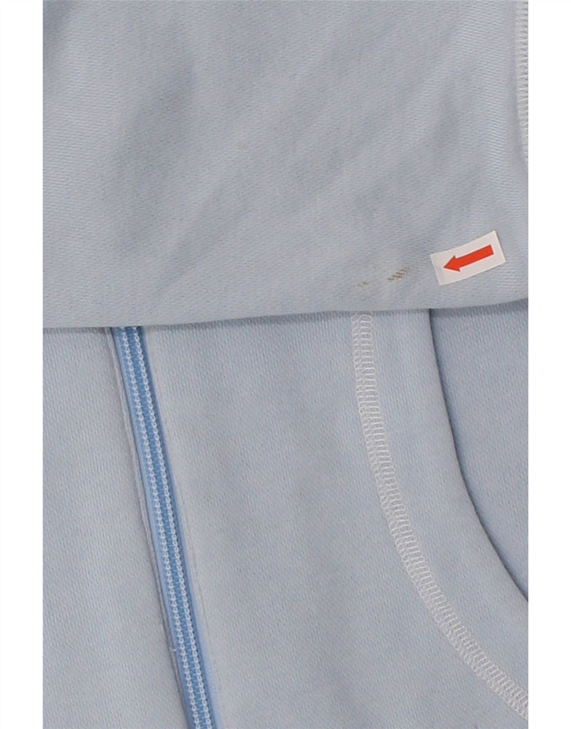 ADIDAS Girls Zip Hoodie Sweater 9-10 Years Blue Cotton Vintage Adidas and Second-Hand Adidas from Messina Hembry 