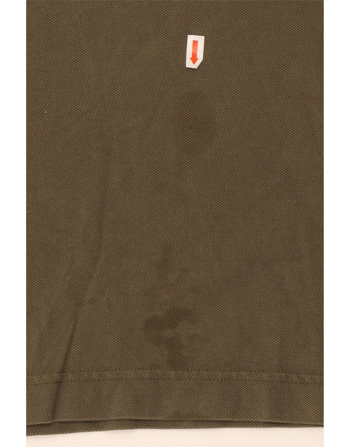 Kappa Mens Polo Shirt Small Khaki Cotton