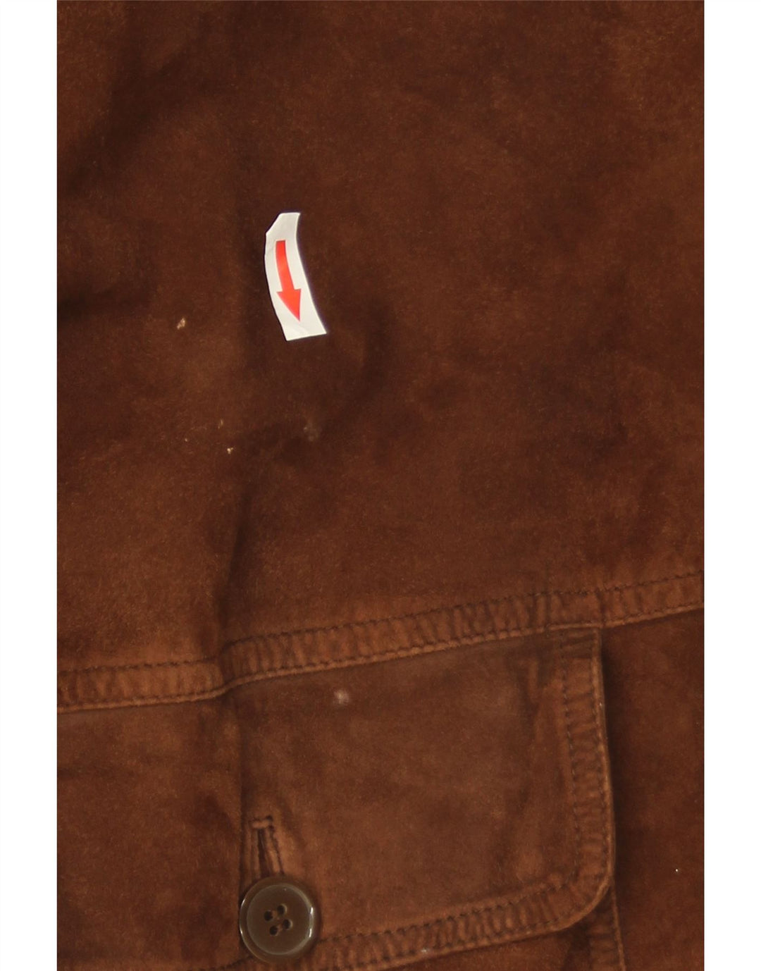 Conbipel Mens Suede Bomber Jacket IT 48 Medium Brown Leather