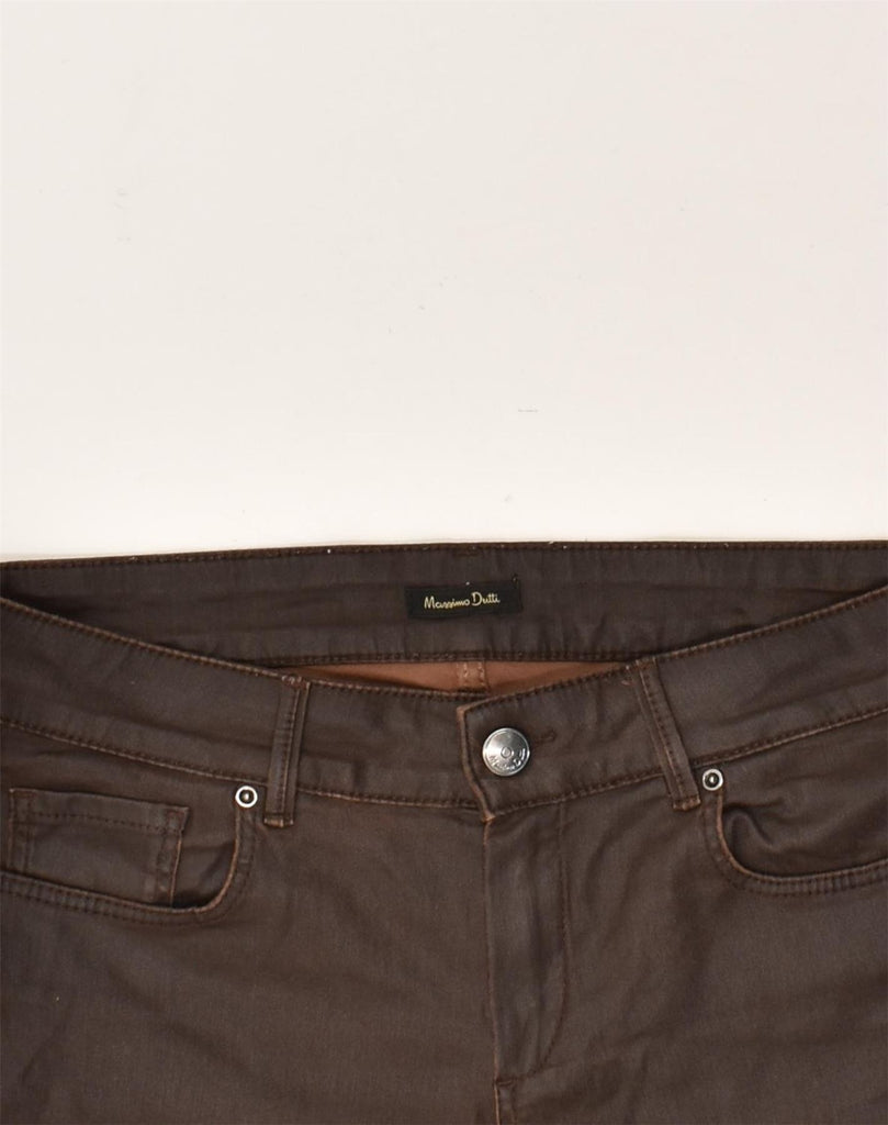 MASSIMO DUTTI Womens Skinny Casual Trousers EU 38 Medium W30 L30  Brown | Vintage Massimo Dutti | Thrift | Second-Hand Massimo Dutti | Used Clothing | Messina Hembry 