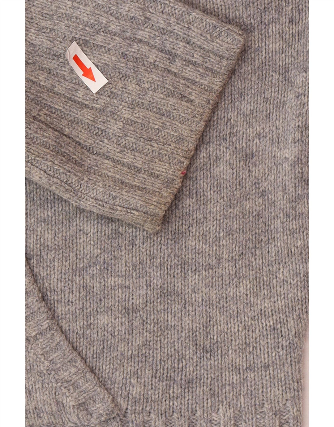 Marks & Spencer Womens Hooded Cardigan Sweater UK 16 Large Grey