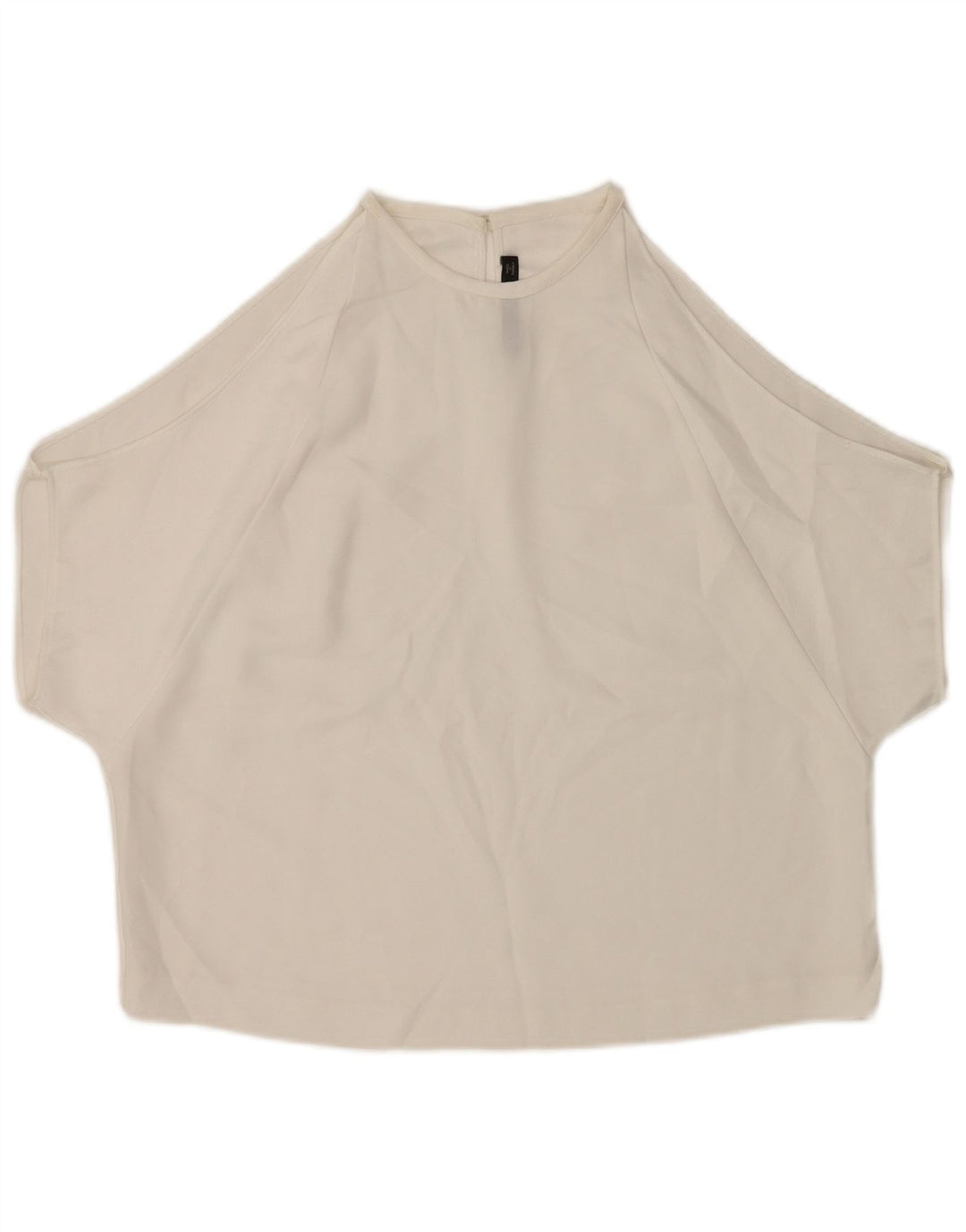 Zara Womens Off Shoulder Blouse Top UK 14 Medium White