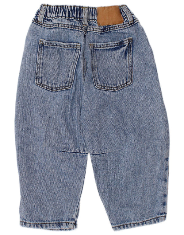 ZARA Baby Boys Straight Jeans 18-24 Months W18 L12 Blue Cotton