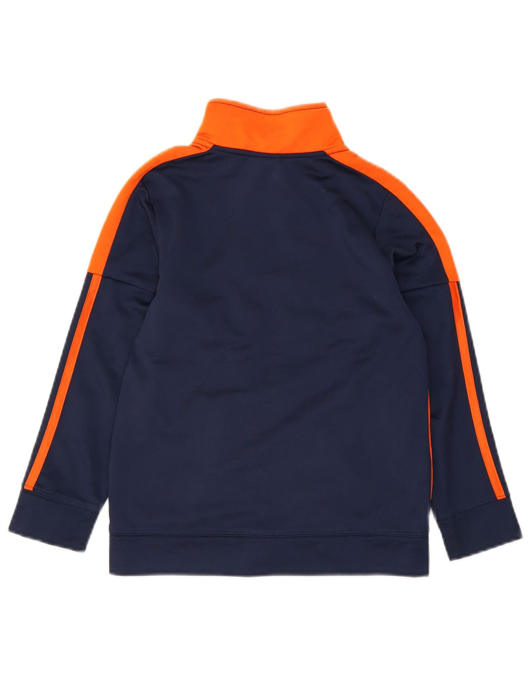 Adidas Boys Graphic Tracksuit Top Jacket 6-7 Years Navy Blue Colourblock