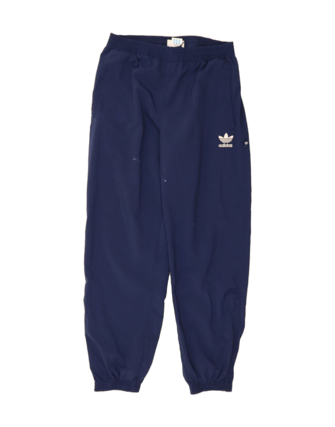 ADIDAS Mens Tracksuit Trousers Joggers UK 36 Small  Navy Blue Polyester Vintage Adidas and Second-Hand Adidas from Messina Hembry 