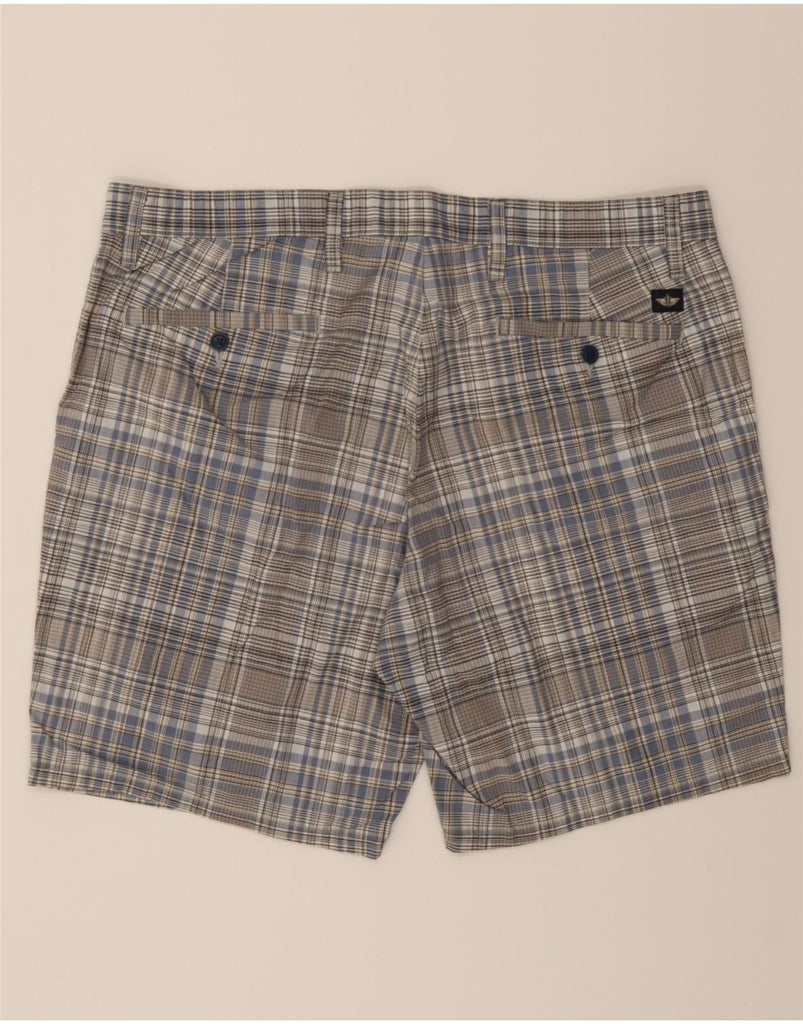 DOCKERS Womens Flex Chino Shorts EU 38 Medium W28  Grey Check Cotton Vintage Dockers and Second-Hand Dockers from Messina Hembry 