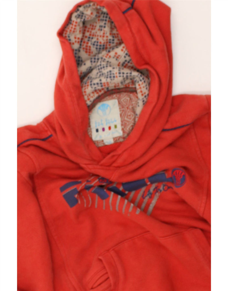 FAT FACE Boys Graphic Hoodie Jumper 12-13 Years Red Cotton | Vintage Fat Face | Thrift | Second-Hand Fat Face | Used Clothing | Messina Hembry 