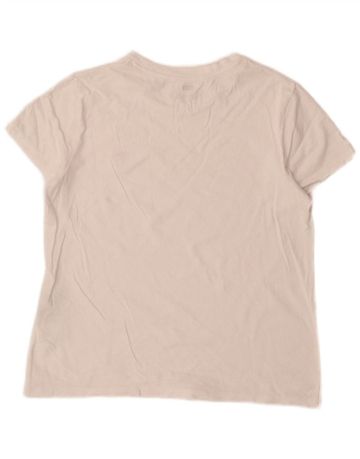 Levi's Womens T-Shirt Top UK 10 Small White Cotton