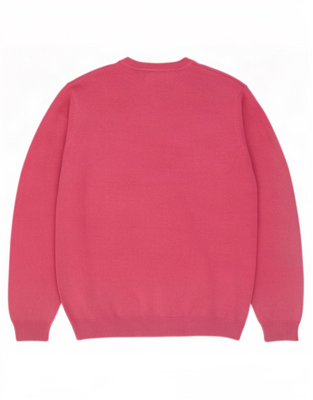 Marks & Spencer Mens Blue Harbour V-Neck Jumper Sweater Large Pink Linen