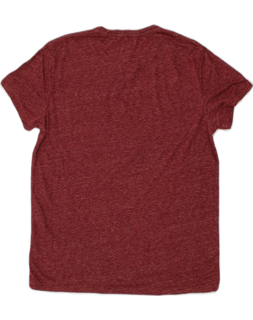 JACK WILLS Mens Slim Fit T-Shirt Top Large Burgundy Cotton | Vintage Jack Wills | Thrift | Second-Hand Jack Wills | Used Clothing | Messina Hembry 