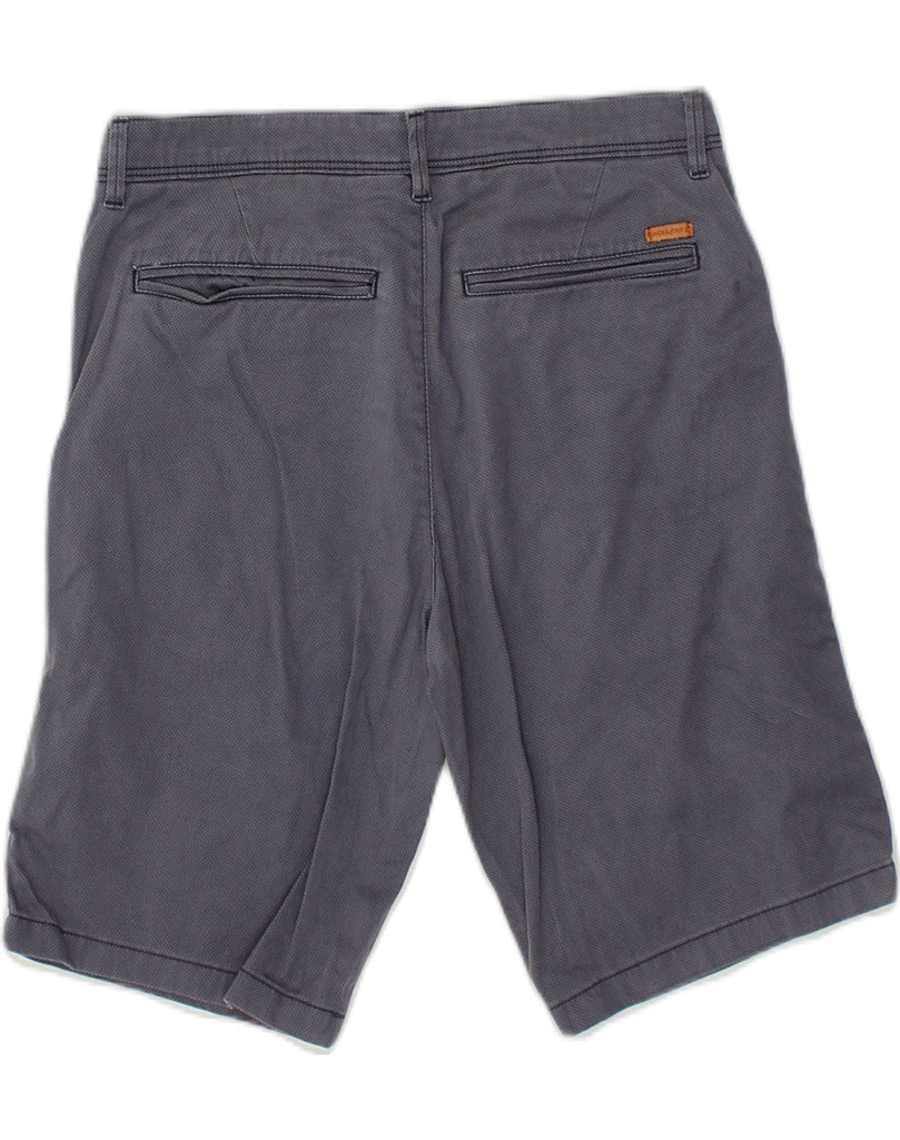 JACK & JONES Mens Casual Shorts Small W32 Blue Cotton | Vintage Jack & Jones | Thrift | Second-Hand Jack & Jones | Used Clothing | Messina Hembry 