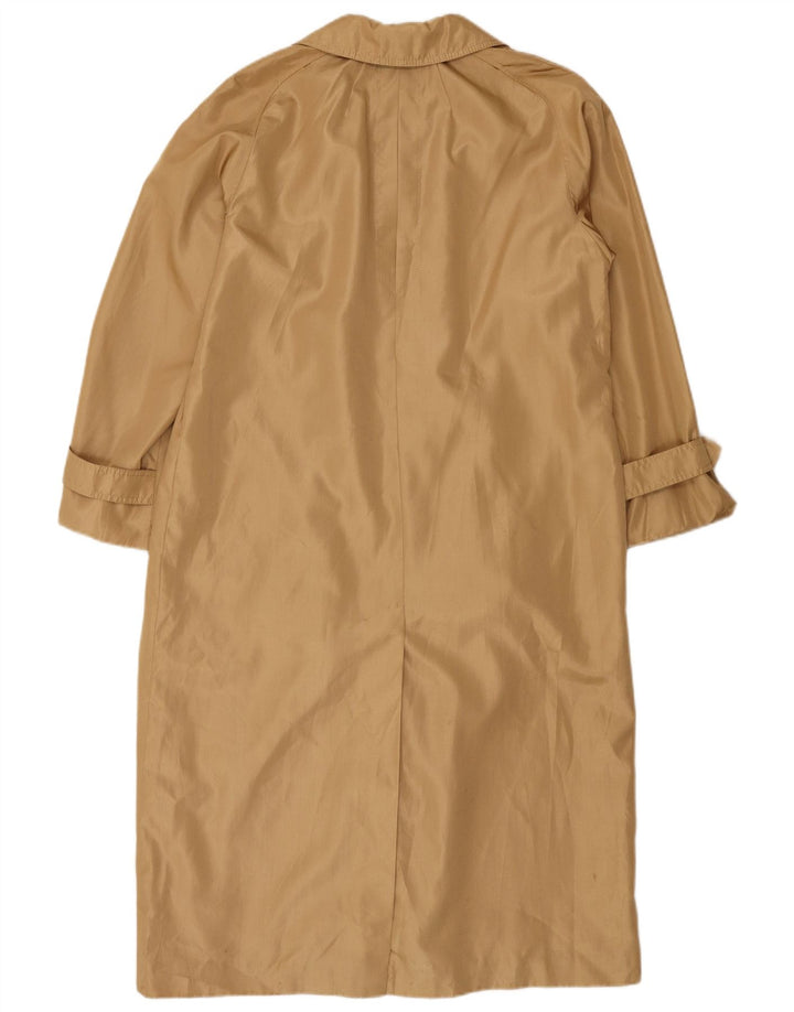 Claude Havrey Womens Double Breasted Trench Coat UK 14 Medium Beige