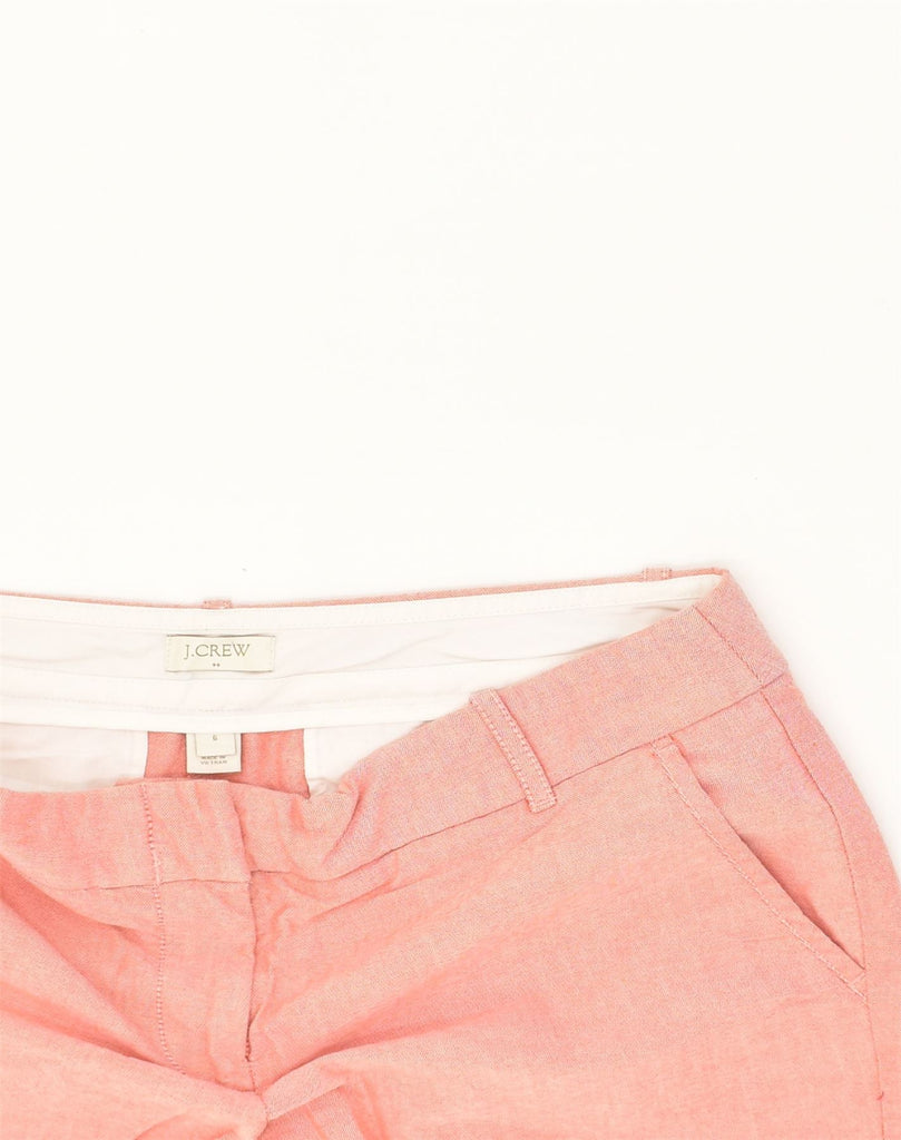 J. CREW Womens Hot Pants US 6 Medium W33 Pink Cotton | Vintage J. Crew | Thrift | Second-Hand J. Crew | Used Clothing | Messina Hembry 