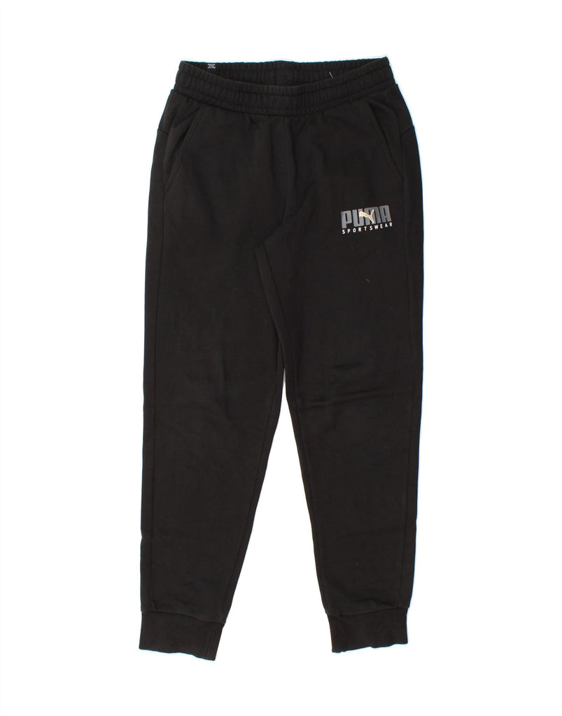 PUMA Mens Tracksuit Trousers Joggers Medium  Black Vintage Puma and Second-Hand Puma from Messina Hembry 