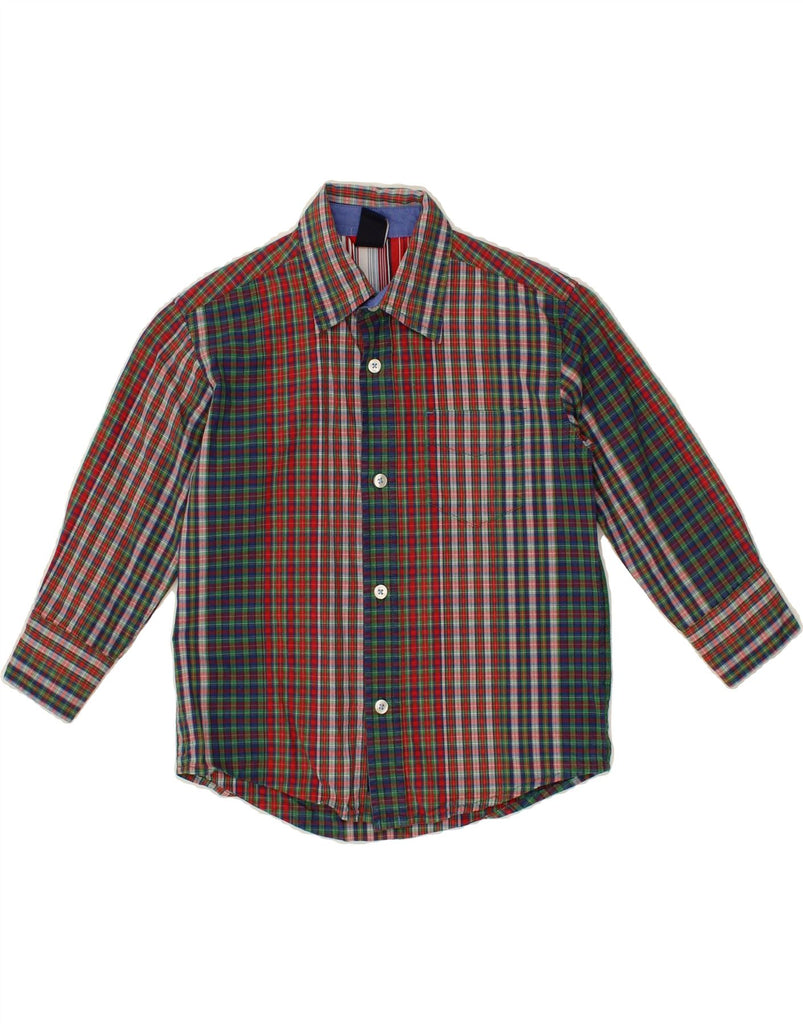 GAP Boys Shirt 4-5 Years XS Multicoloured Check Cotton | Vintage Gap | Thrift | Second-Hand Gap | Used Clothing | Messina Hembry 