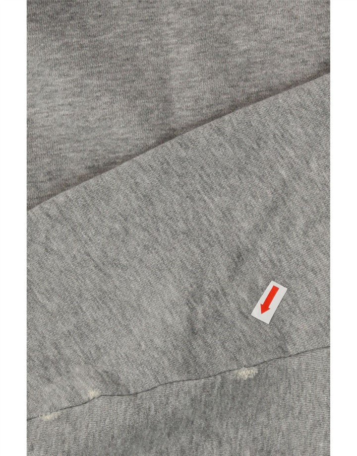 FILA Mens Graphic Zip Hoodie Sweater 2XL Grey Cotton Vintage Fila and Second-Hand Fila from Messina Hembry 