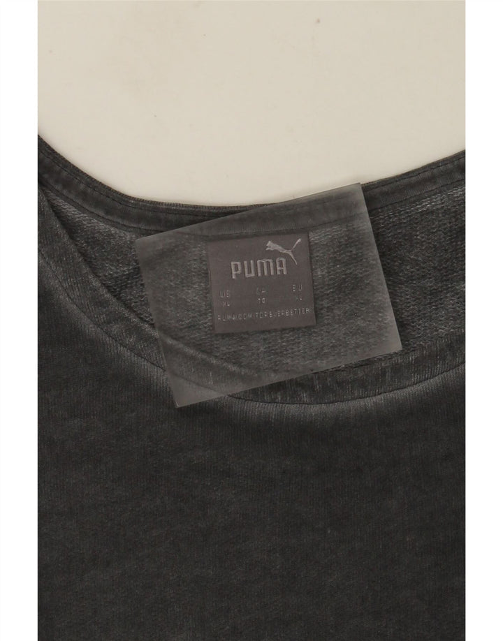 Puma Mens T-Shirt Top XL Grey Flecked