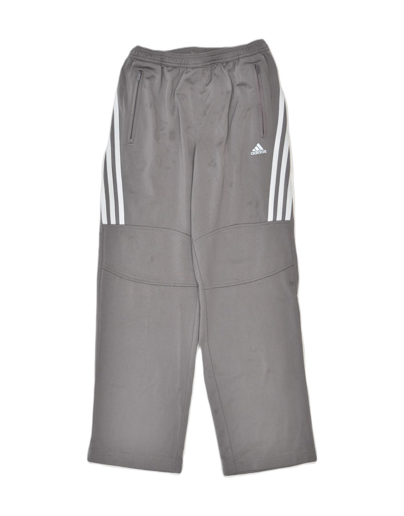 ADIDAS Boys Tracksuit Trousers 10-11 Years  Grey Polyester | Vintage | Thrift | Second-Hand | Used Clothing | Messina Hembry 