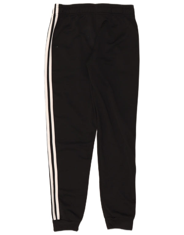Adidas Girls Tracksuit Trousers Joggers 11-12 Years  Black Polyester