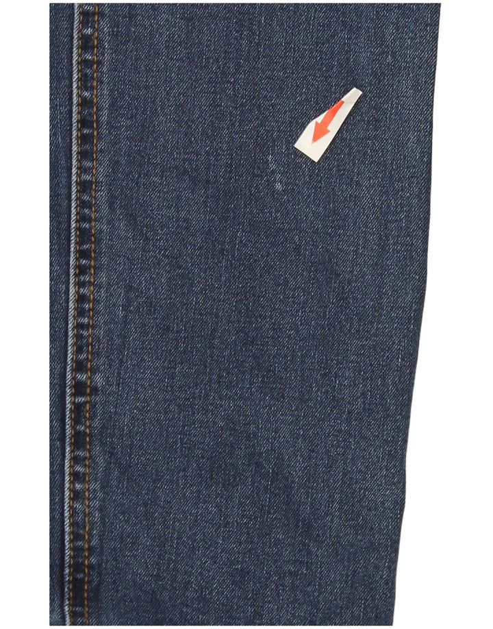 Marks & Spencer Womens Regular Slim Jeans UK 12 Medium W30 L28 Blue Cotton