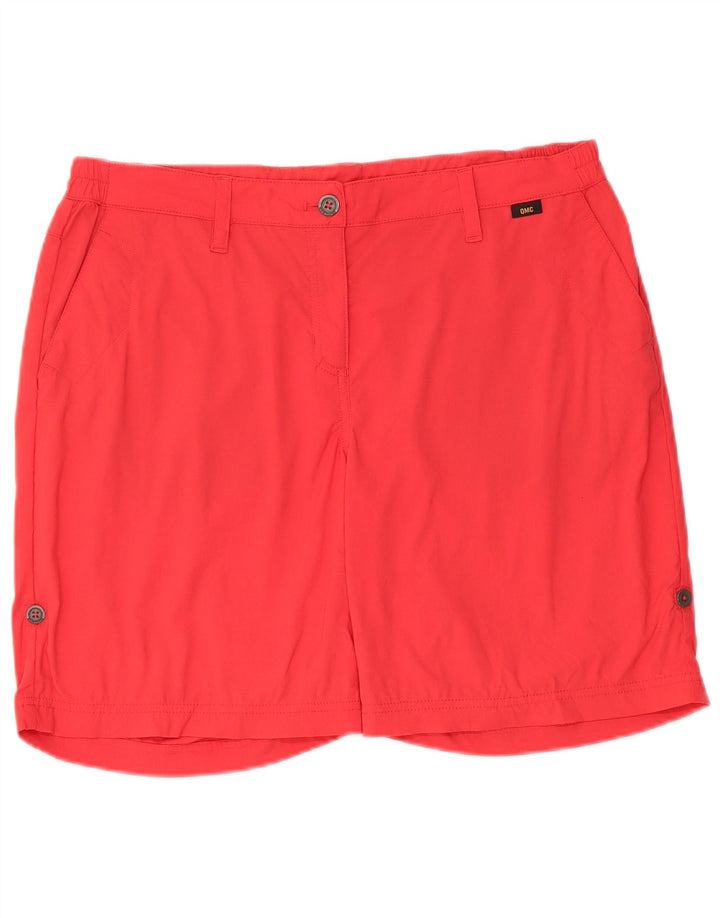 Jack Wolfskin Womens Chino Shorts W34 Large Red Polyamide