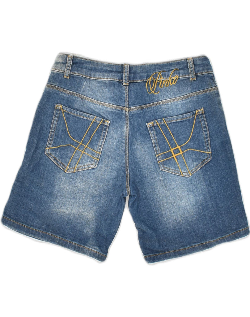 PINKO Girls Denim Shorts 13-14 Years XL W28 Blue Cotton | Vintage Pinko | Thrift | Second-Hand Pinko | Used Clothing | Messina Hembry 