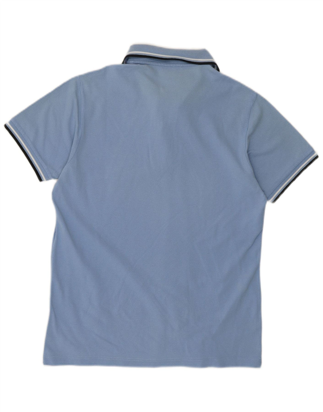 Fred Perry Boys Polo Shirt 15-16 Years Blue Cotton