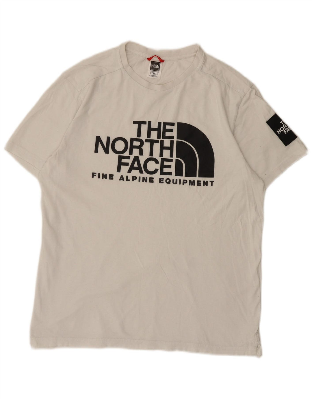 The North Face Mens Graphic T-Shirt Top Medium White