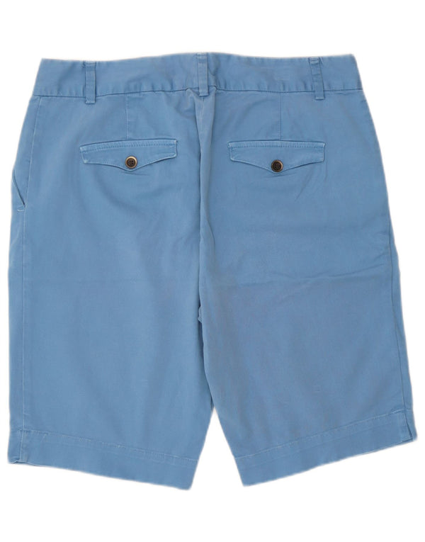 Zara Womens Chino Shorts Large W30 Blue Cotton
