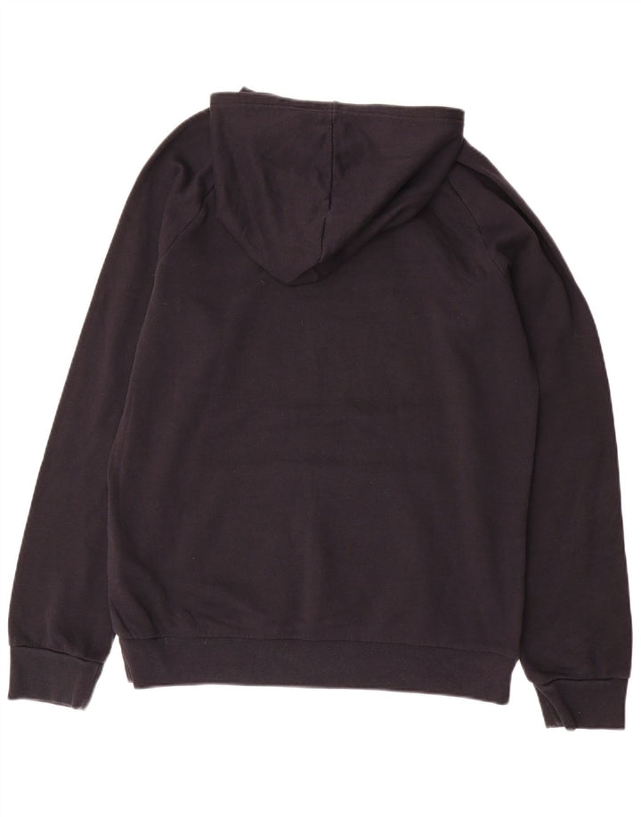 UNDER ARMOUR Boys Hoodie Jumper 13-14 Years XL Black Cotton