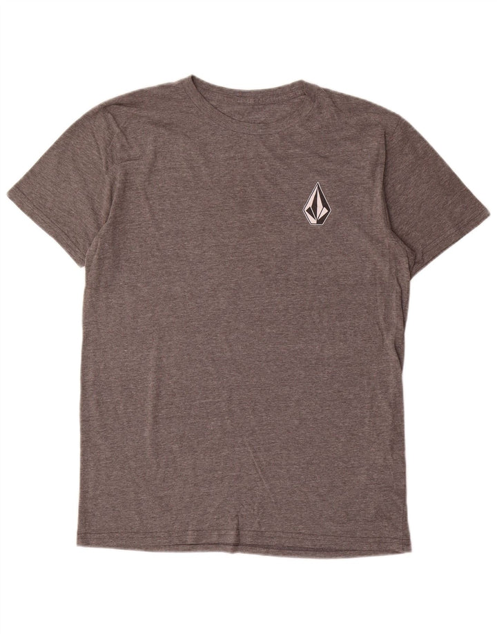 Volcom Mens Graphic T-Shirt Top Small Grey Cotton