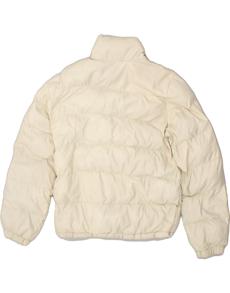 LEVI'S Womens Padded Jacket UK 6 XS Off White Polyester | Vintage Levi's | Thrift | Second-Hand Levi's | Used Clothing | Messina Hembry 