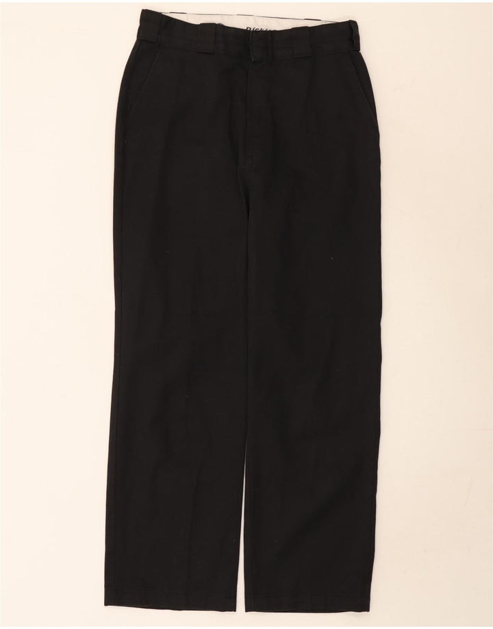 Dickies Mens Straight Chino Trousers W28 L27 Black Polyester