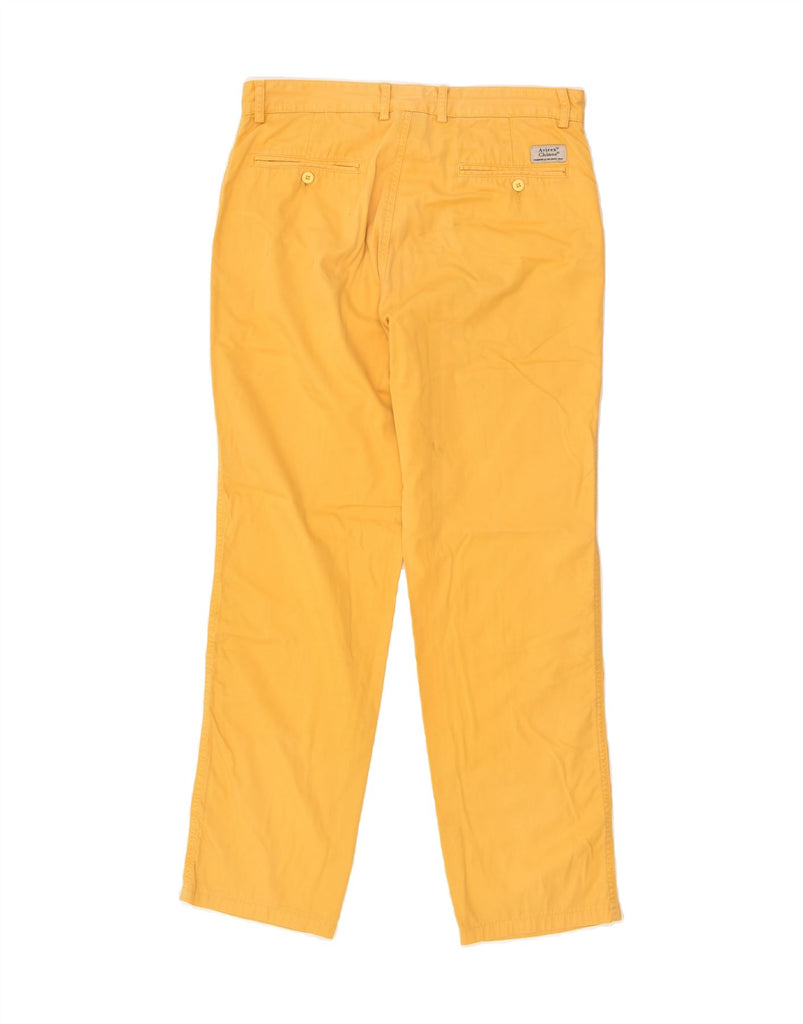 AVIREX Mens Tapered Chino Trousers W33 L31 Yellow Cotton | Vintage Avirex | Thrift | Second-Hand Avirex | Used Clothing | Messina Hembry 