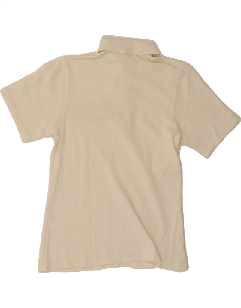 LACOSTE Mens Polo Shirt Size 2 XS White Cotton Classic Vintage Lacoste and Second-Hand Lacoste from Messina Hembry 